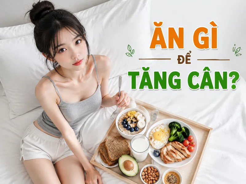 Ăn gì để tăng cân: Bí quyết giúp cơ thể khỏe mạnh bền vững
