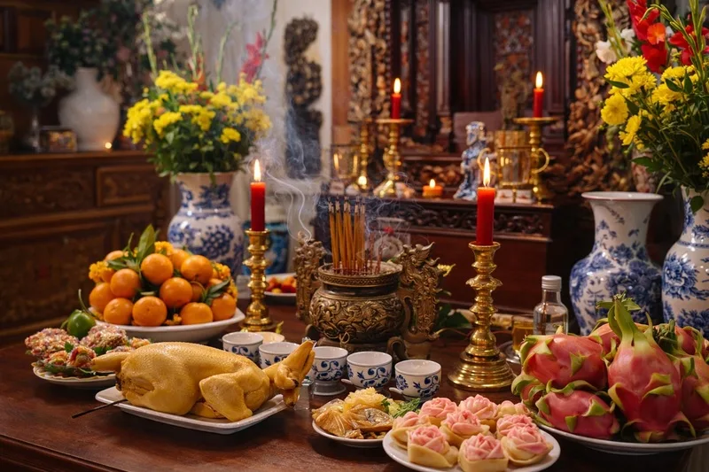 văn khấn gia tiên ngày rằm
